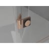 Mexen Lunar-F L ușă de duș pliabilă dreaptă 115 cm, transparentă, cupru periat - 836SL-115-050-65-00-P