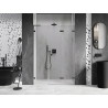 Mexen Lunar-F L uși de duș pliabile dreapta 135 cm, transparente, gun gray periat - 836SL-135-050-66-00-P