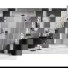 Mexen Lunar-F L uși de duș pliabile dreapta 140 cm, transparent, gun gray șlefuit - 836SL-140-050-66-00-P