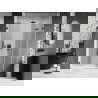 Mexen Lunar-F L Uși duș pliabile dreapta 135 cm, transparent, negru - 836SL-135-050-70-00-P