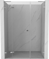 Mexen Lunar L uși de duș cu deschidere stânga 140 cm, transparent, crom - 834SL-140-050-01-00-L
