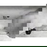 Mexen Lunar-F L ușă de duș pliabilă dreaptă 145 cm, transparentă, metal pistolat - 836SL-145-050-95-00-P