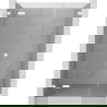 Mexen Lunar L ușă de duș batantă stânga 125 cm, transparent, alb - 834SL-125-050-20-00-L