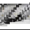 Mexen Lunar L uși de duș batante stânga 135 cm, transparent, aurii - 834SL-135-050-50-00-L