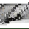 Mexen Lunar L ușă de duș pivotantă stânga 145 cm, transparentă, aurie - 834SL-145-050-50-00-L