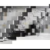 Mexen Lunar ușă de duș pivotantă stânga 140 cm, transparent, aurie periată - 834S-140-050-55-00-L