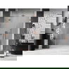Mexen Lunar uși de duș pivotante stânga 130 cm, transparent, cupru periat - 834S-130-050-65-00-L