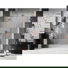 Mexen Lunar uși de duș pivotante stânga 130 cm, transparent, cupru periat - 834S-130-050-65-00-L