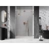 Mexen Lunar uși de duș batante stânga 155 cm, transparent, cupru periat - 834S-155-050-65-00-L