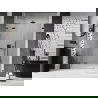 Mexen Lunar ușă de duș pivotantă stângă 140 cm, transparentă, gri pistol periat - 834S-140-050-66-00-L