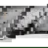 Mexen Lunar ușă de duș pivotantă stângă 140 cm, transparentă, gri pistol periat - 834S-140-050-66-00-L
