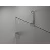 Paravan cada Mexen Lunar cu 1 panou 60 x 150 cm, transparent, crom - 897-060-000-01-00