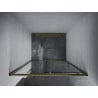Mexen Apia ușă de duș culisantă 135 cm, transparent, Aurie - 845-135-000-50-00