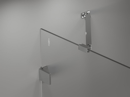 Mexen Lunar 1 szárnyú kádparaván 90 x 150 cm, átlátszó, króm - 897-090-000-01-00