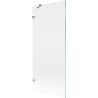 Mexen Lunar paravan de cadă 1-canat 80 x 150 cm, transparent, crom - 897-080-000-01-00