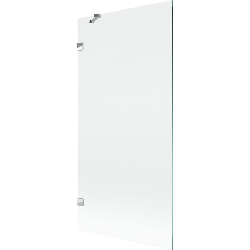 Mexen Lunar 1 szárnyú kádparaván 90 x 150 cm, átlátszó, króm - 897-090-000-01-00