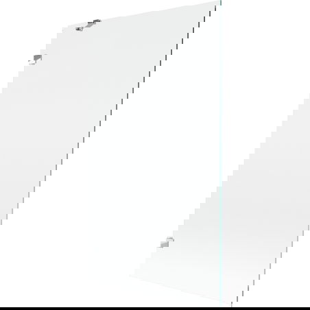 Mexen Lunar egyoldalas kádparaván 100 x 150 cm, átlátszó, króm - 897-100-000-01-00