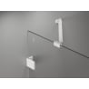 Paravan cadă de duș Mexen Lunar cu 1 panou 50 x 150 cm, transparent, alb - 897-050-000-20-00