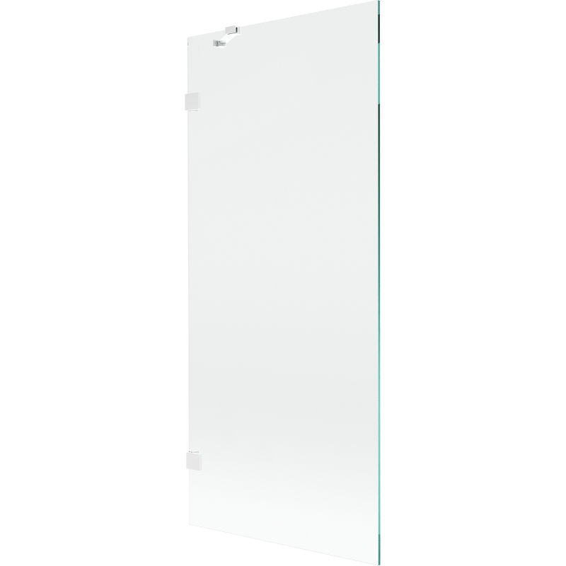 Mexen Lunar paravan de cadă cu 1 panou 80 x 150 cm, transparent, alb - 897-080-000-20-00