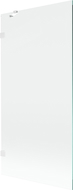 Mexen Lunar paravan de cadă cu 1 panou 90 x 150 cm, transparent, alb - 897-090-000-20-00