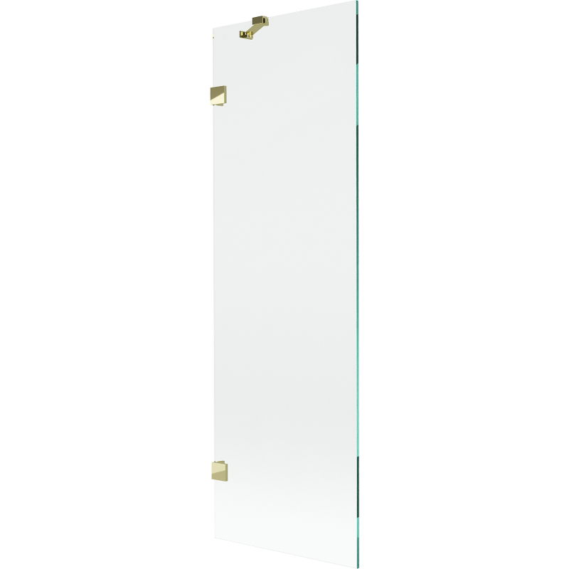 Mexen Lunar paravan de baie 1-panou 60 x 150 cm, transparent, auriu - 897-060-000-50-00