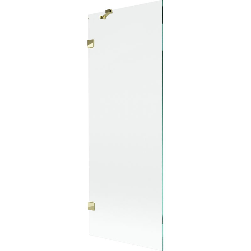 Mexen Lunar 1-szárnyú kádparaván 70 x 150 cm, átlátszó, arany - 897-070-000-50-00