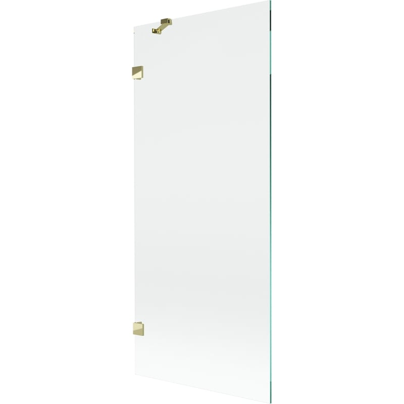 Mexen Lunar paravan de cadă cu 1 panou 80 x 150 cm, transparent, auriu - 897-080-000-50-00