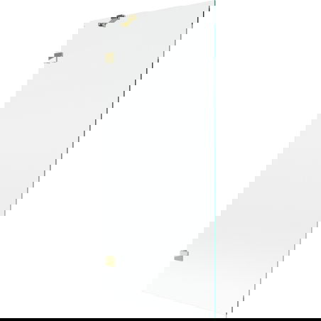 Mexen Lunar paravan de baie 1-canat 80 x 150 cm, transparent, auriu - 897-080-000-50-00