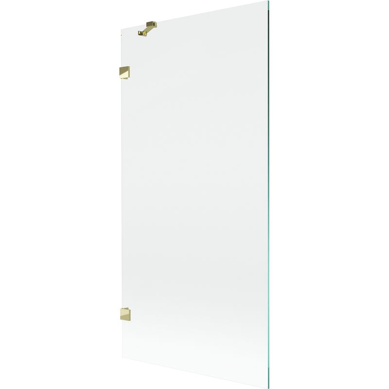 Mexen Lunar paravan cadă cu 1 panou 90 x 150 cm, transparent, auriu - 897-090-000-50-00