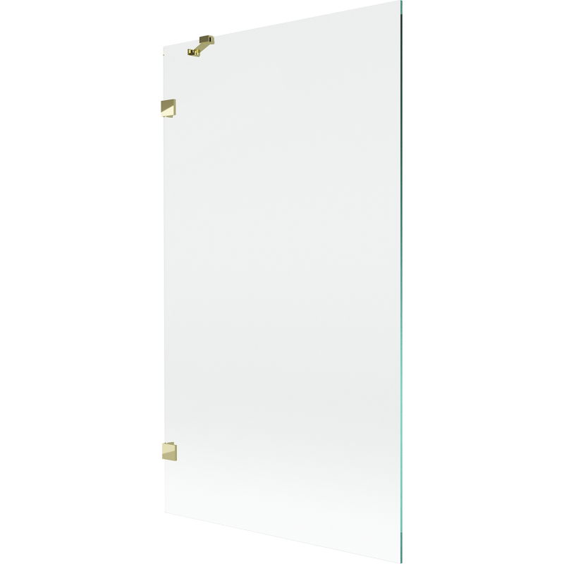 Mexen Lunar paravan pentru cadă de baie cu 1 panou 100 x 150 cm, transparent, auriu - 897-100-000-50-00
