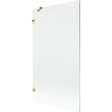 Mexen Lunar fürdőszobai panel, 1 szárnyú, 100 x 150 cm, átlátszó, arany - 897-100-000-50-00