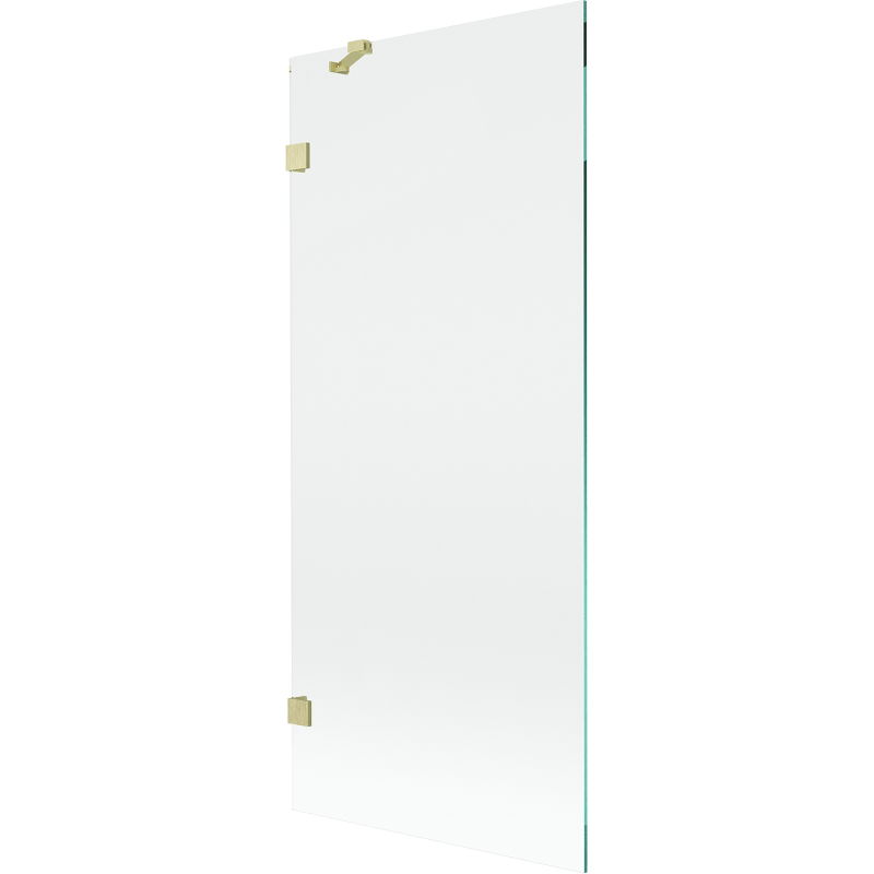 Mexen Lunar panou de duș cu 1 ușă 80 x 150 cm, transparent, auriu periat - 897-080-000-55-00