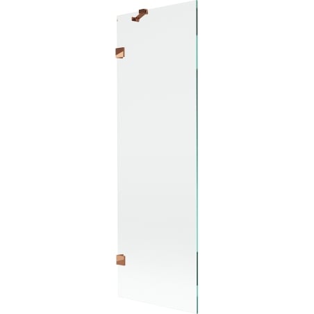 Mexen Lunar paravan de cadă cu 1 panou 60 x 150 cm, transparent, aur roz - 897-060-000-60-00
