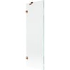 Mexen Lunar paravan de cadă cu 1 panou 60 x 150 cm, transparent, aur roz - 897-060-000-60-00