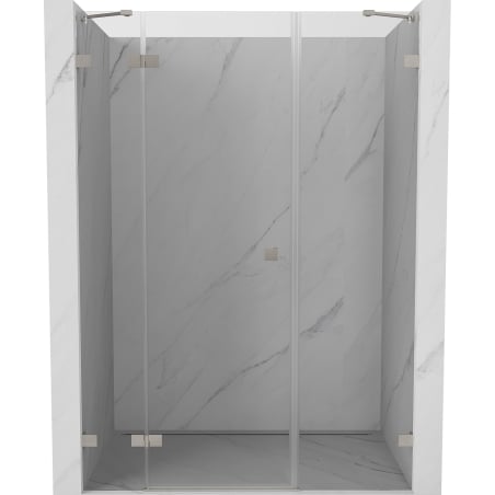 Mexen Lunar ușă de duș batantă stânga 160 cm, transparent, nichel periat - 834S-160-050-97-00-L