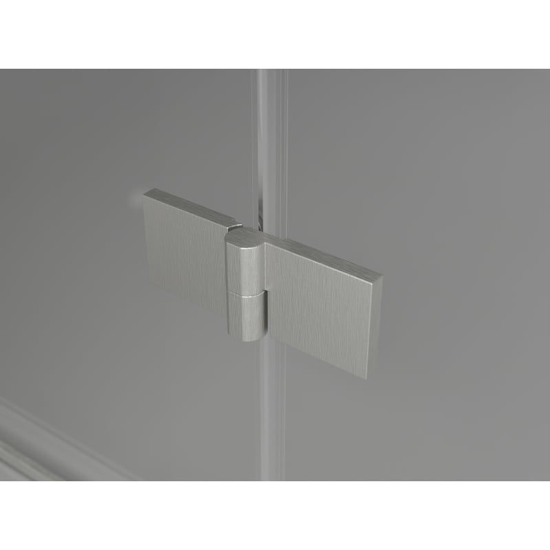 Mexen Lunar ușă de duș batantă stânga 160 cm, transparent, nichel periat - 834S-160-050-97-00-L