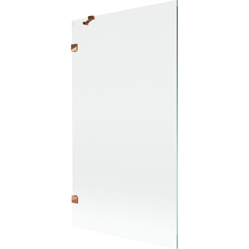 Mexen Lunar fürdőszobai paraván 1-szárnyú 100 x 150 cm, átlátszó, rózsaarany - 897-100-000-60-00