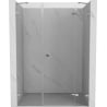 Mexen Lunar ușă de duș cu deschidere spre dreapta 135 cm, transparentă, crom - 834S-135-050-01-00-P