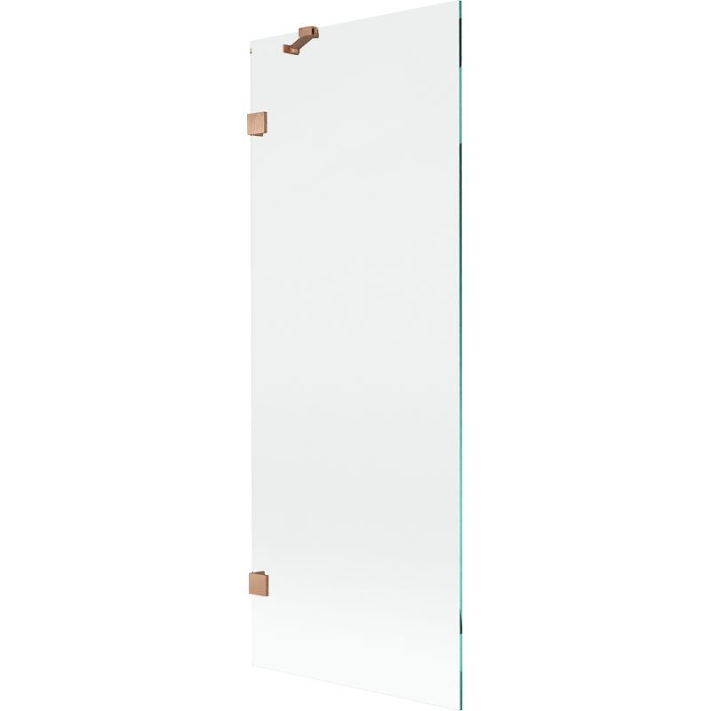 Mexen Lunar panou de duș 1-canat 70 x 150 cm, transparent, cupru periat - 897-070-000-65-00