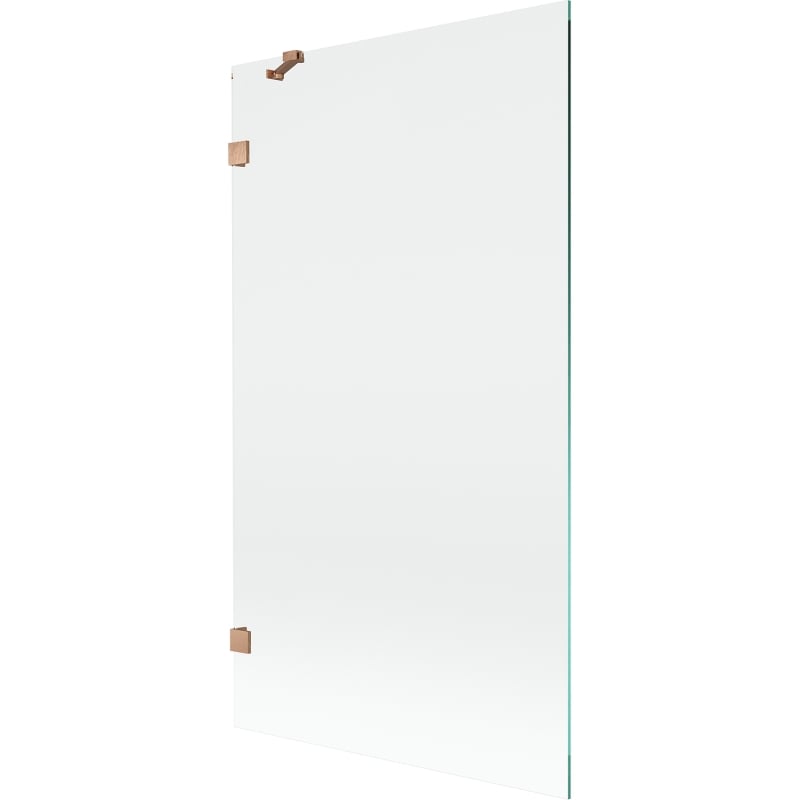 Paravan cadă Mexen Lunar cu 1 panou 100 x 150 cm, transparent, cupru periat - 897-100-000-65-00