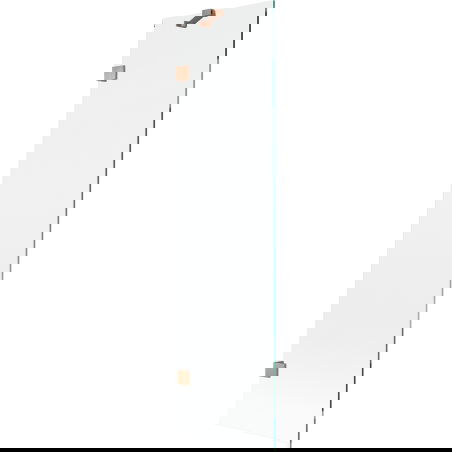 Mexen Lunar fürdőkádparaván 1-szárnyú 50 x 150 cm, átlátszó, kefélt réz - 897-050-000-65-00