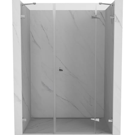 Mexen Lunar uși de duș batante dreapta 155 cm, transparent, crom - 834S-155-050-01-00-P