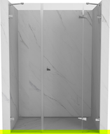 Mexen Lunar uși de duș batante dreapta 155 cm, transparent, crom - 834S-155-050-01-00-P