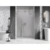 Mexen Lunar uși de duș batante dreapta 155 cm, transparent, crom - 834S-155-050-01-00-P
