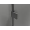 Mexen Lunar paravan de cadă cu un singur panou 60 x 150 cm, transparent, gri armă periat - 897-060-000-66-00