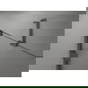 Mexen Lunar paravan de duș cu 1 panou 80 x 150 cm, transparent, gri gun șlefuit - 897-080-000-66-00