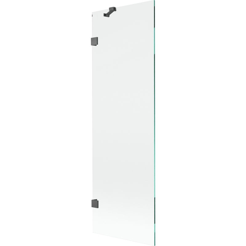 Mexen Lunar 1-szárnyú kádparaván 60 x 150 cm, átlátszó, gun gray kefélt - 897-060-000-66-00