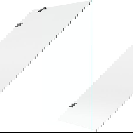 Mexen Lunar perete despărțitor pentru cadă, cu 1 panou, 90 x 150 cm, transparent, gri armat periat - 897-090-000-66-00