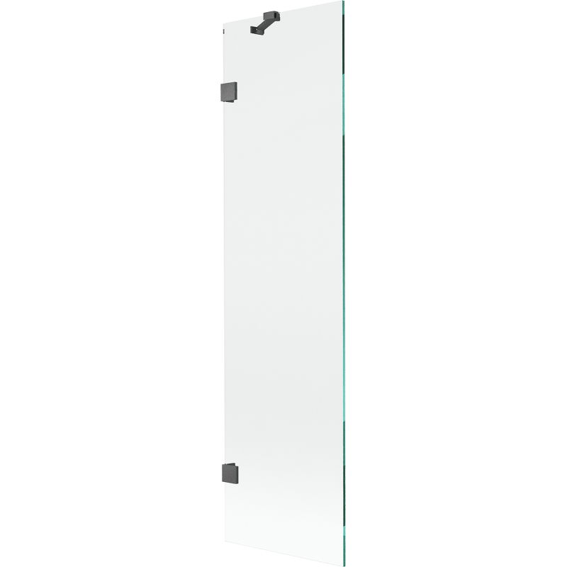 Mexen Lunar paravan de cadă cu 1 panou 50 x 150 cm, transparent, gri periat - 897-050-000-66-00