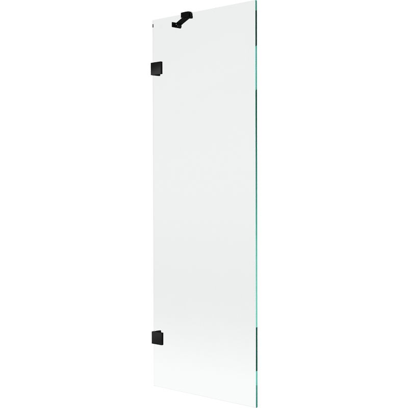 Mexen Lunar, 1-szárnyú fürdőszobai válaszfal, 60 x 150 cm, átlátszó, fekete - 897-060-000-70-00